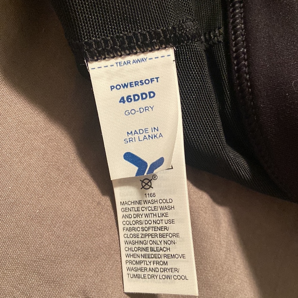 Old Navy High Support Powersoft Zip Front Sports … - image 7